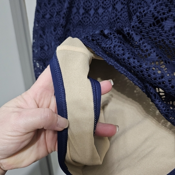 Swim by Cacique Crochet Swim Skirt Lane Bryant - Picture 5 of 8